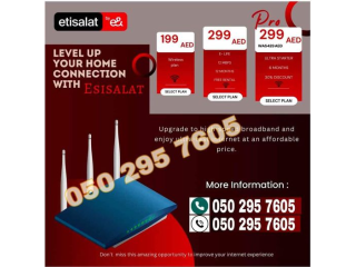 Etisalat eLife Home internet