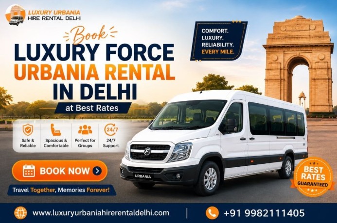 luxury-force-urbania-rental-in-delhi-premium-travel-service-big-0